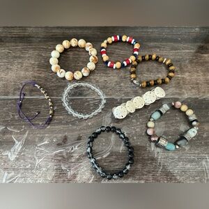 8 Adjustable/Stretchy Bracelets